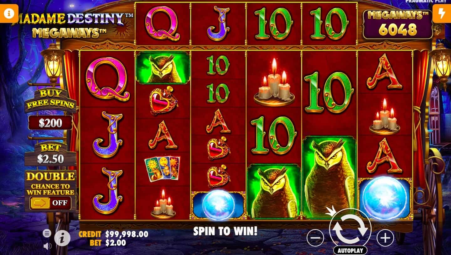 Ramalan Misterius Penuh Aksi di Madame Destiny Megaways