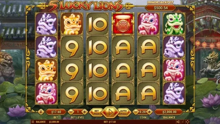 Rahasia Seru 5 Lucky Lions Game Favorit Pemburu Jackpot